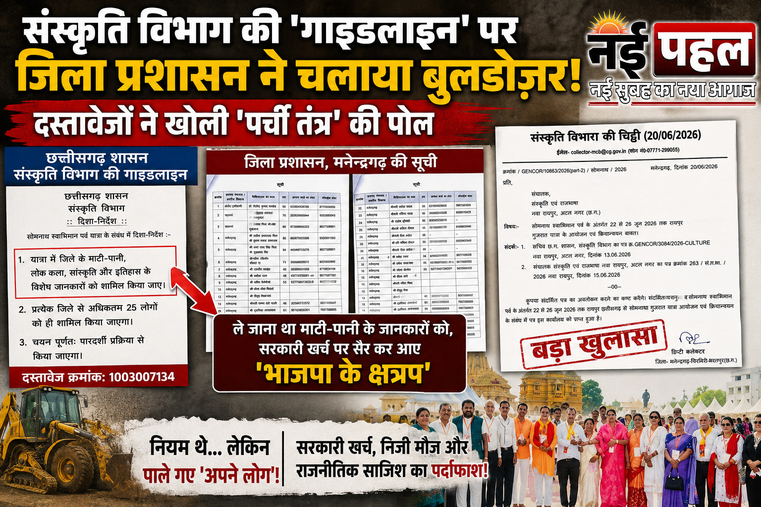 एक्सक्लूसिव : सरकारी खर्च पर ‘सियासी’ सैर ! सोमनाथ यात्रा बनी भाजपा की निजी यात्रा ? सबूतों के साथ बड़ा खुलासा !